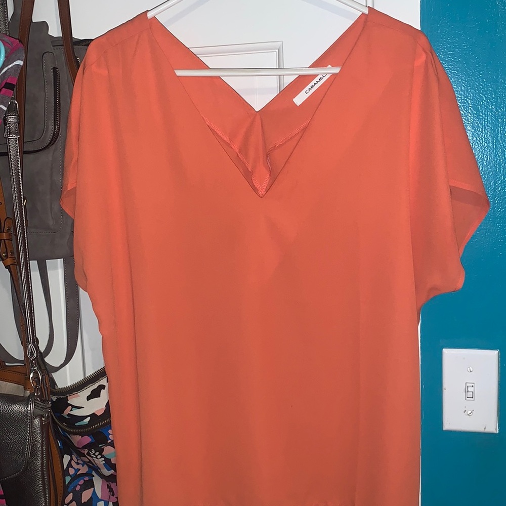 Orange Work Top